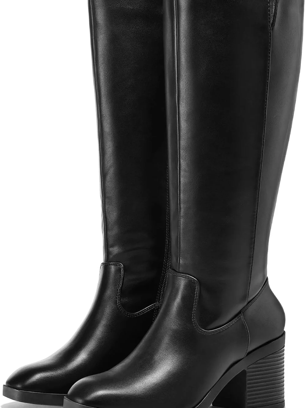 Classic Black Knee-High Women's Riding Boots
